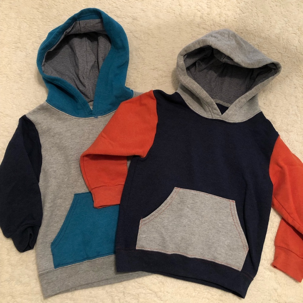 Fruit of the Loom Boys Size XS 4/5 Hooded Sweatshirts